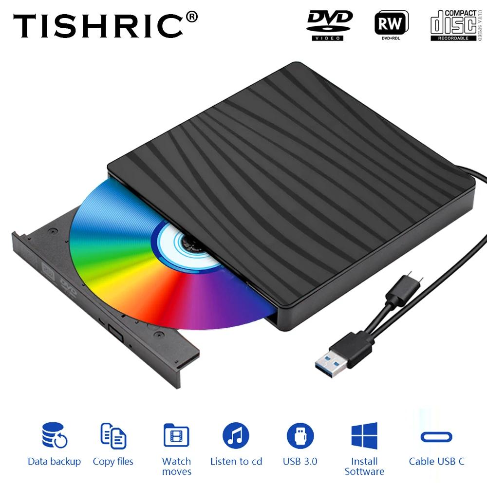 TISHRIC  CD DVD , CD ÷̾, DVD  , CD  ROM,  ũ ̺, PC Ʈ ƮϿ, USB3.0